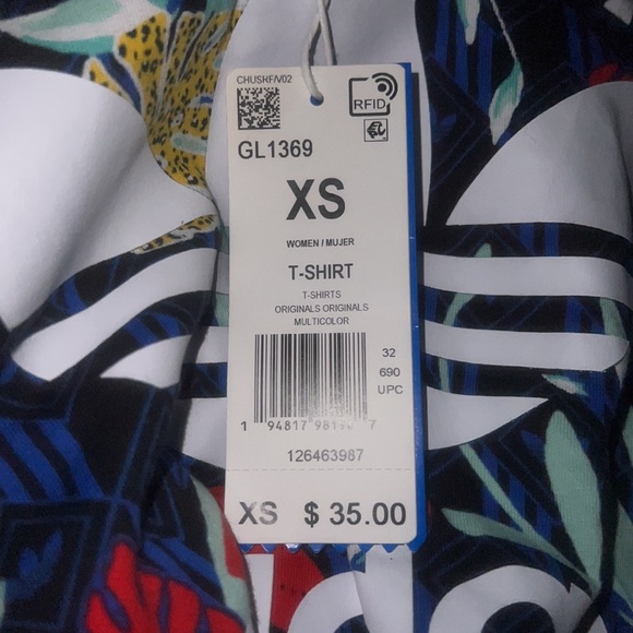 New w/ TAGS XS Adidas shirt - Picture 5 of 5